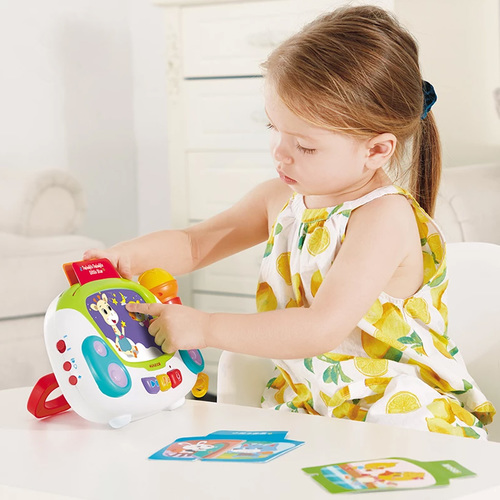 תיבת נגינה קריוקי ‏‏‏‏עם מיקרופון ואפשרות הקלטה