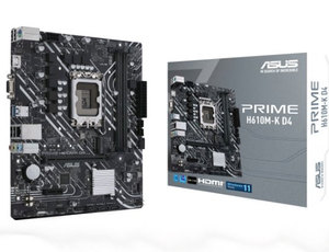 לוח 90MB1A10-M0EAY0 ASUS H610 PRIME H610M-K D4 LGA 1700 USB3 2SLOT