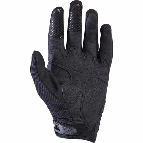 כפפות לאופנוע שטח שחור / שחור - BOMBER GLOVE