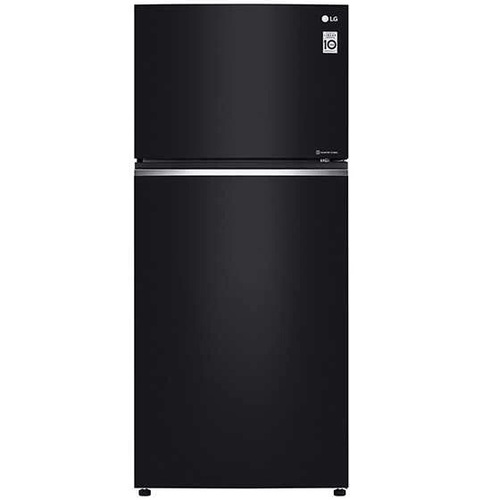 מקרר מקפיא עליון LG  515L שחור דגם  GR-M6781B