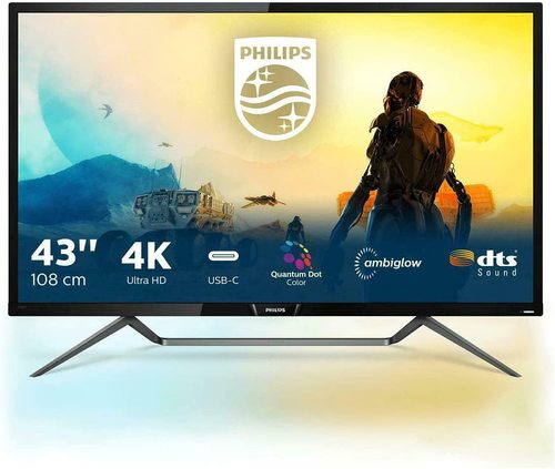 מסך מחשב 43 ‏אינטש Philips 436M6VBPAB 4K