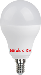 נורה לד 12W הברגה E14 (קטנה) אור לבן