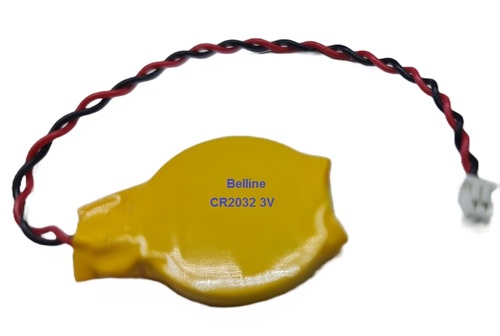 סוללה ליתיום עם חוטים CR2032 3V