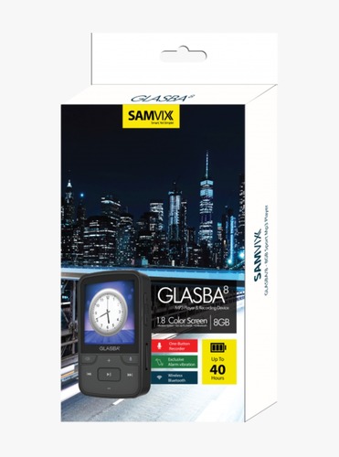 נגן סאמויקס גלסבה 8 - SAMVIX GLASBA 8GB BT