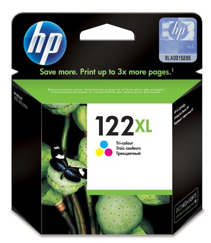 ראש דיו צבעוני HP 122XL