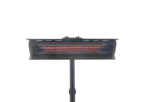 מחמם חוצות חשמלי עמוד מלבני 2500W צבע שחור AMC37094