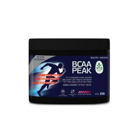 BCAA PEAK - אבקת חומצות אמינו מסועפות - 250 גרם