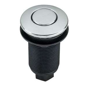 לחצן לטוחן אשפה גימור כרום/ניקל מבריק 