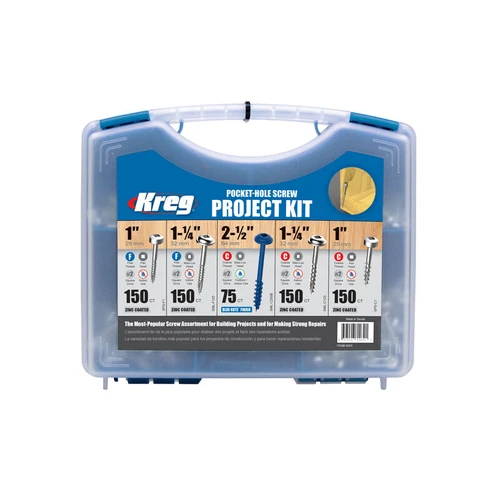 ערכת הברגים המלאה לנגרות פנים 750 יחי׳ - קרג Kreg