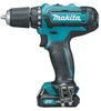מברגה/מקדחה + 2 סוללות 1.5A - מקיטה Makita - דגם DF333DWYE 12V