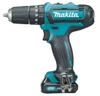 מברגה/מקדחה + 2 סוללות 1.5A - מקיטה Makita - דגם  12V HP331DWYE