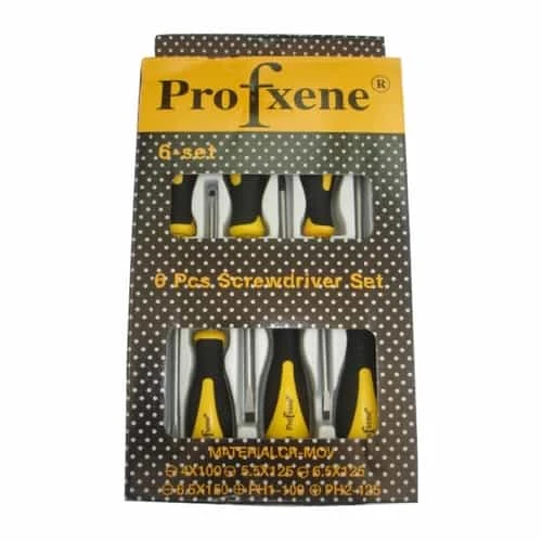 סט 6 מברגים - PROXEN פרוקסן - פלדת S-2
