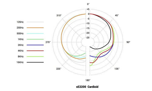 מיקרופון קונדנסר sE Electronics 2200