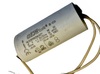 קבל AC למנוע 8UF 250VAC 50Hz עם זוג חוטים