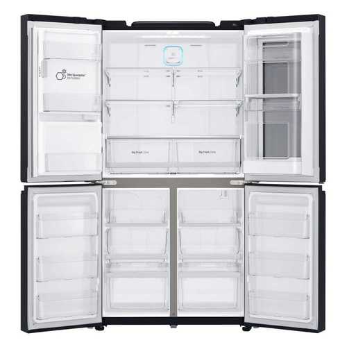 מקרר 4 דלתות LG  NOK NOK 653L נירוסטה דגם GR-X920INS