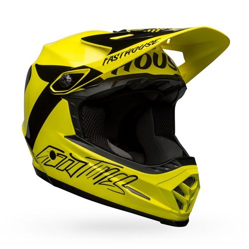 BELL FASTHOUSE NEWHALL GLOSS HI VIZ BLACK YOUTH 2022 קסדת ילדים