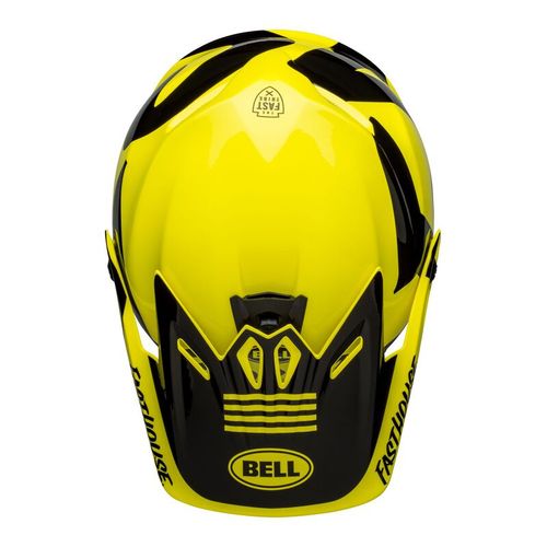 BELL FASTHOUSE NEWHALL GLOSS HI VIZ BLACK YOUTH 2022 קסדת ילדים