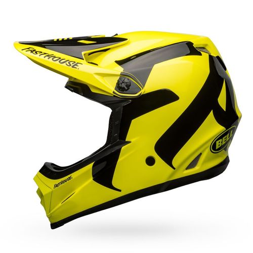BELL FASTHOUSE NEWHALL GLOSS HI VIZ BLACK YOUTH 2022 קסדת ילדים