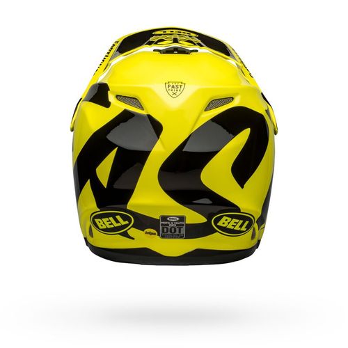 BELL FASTHOUSE NEWHALL GLOSS HI VIZ BLACK YOUTH 2022 קסדת ילדים