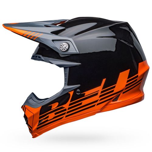 קסדה לאופנוע BELL MOTO 9 MIPS כתום\אפור\שחור