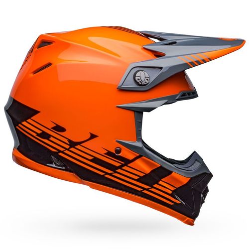קסדה לאופנוע BELL MOTO 9 MIPS כתום\אפור\שחור