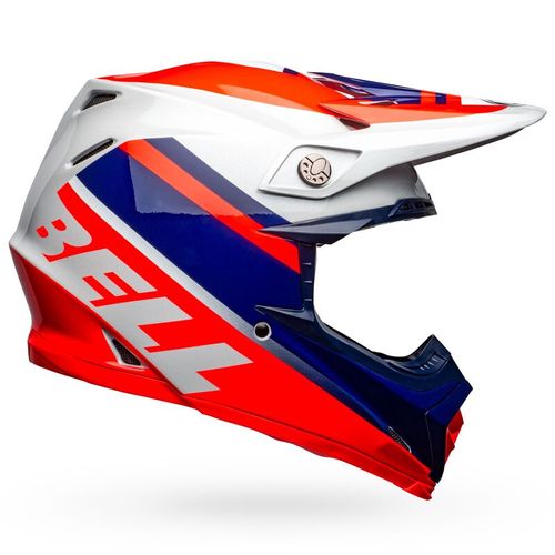 קסדה לאופנוע BELL MOTO 9 MIPS  PROPHECY כחול\אפור\כתום
