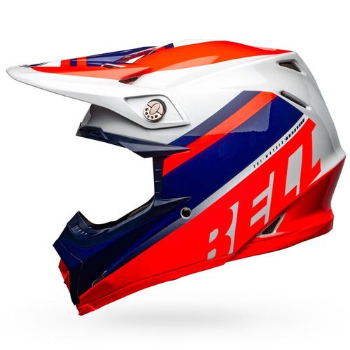 קסדה לאופנוע BELL MOTO 9 MIPS  PROPHECY כחול\אפור\כתום