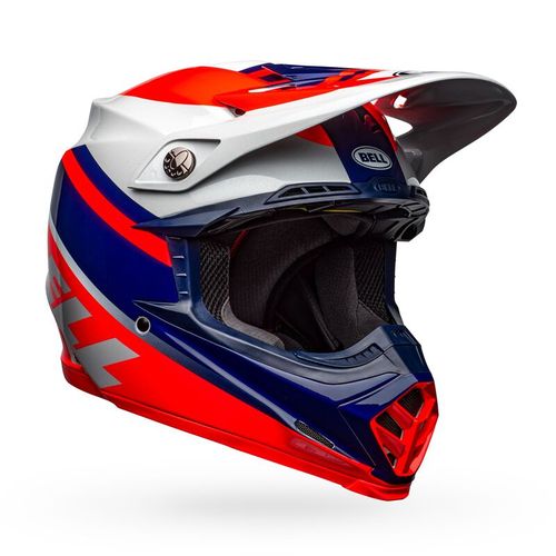 קסדה לאופנוע BELL MOTO 9 MIPS  PROPHECY כחול\אפור\כתום