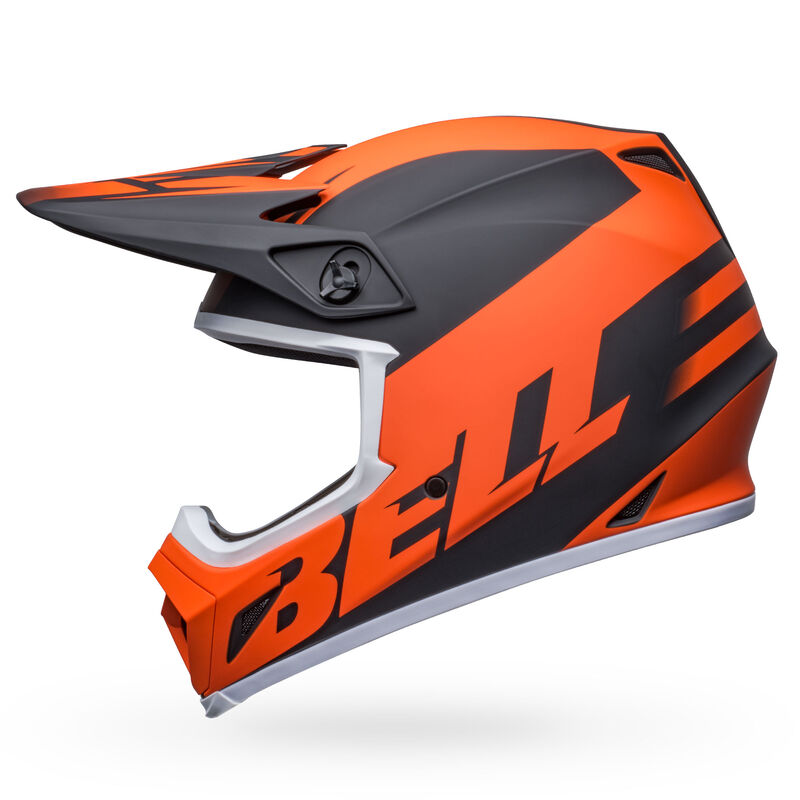 קסדה לאופנוע BELL MX-9 DISRUPT שחור\כתום מט