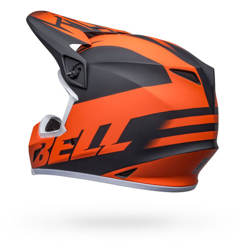 קסדה לאופנוע BELL MX-9 DISRUPT שחור\כתום מט
