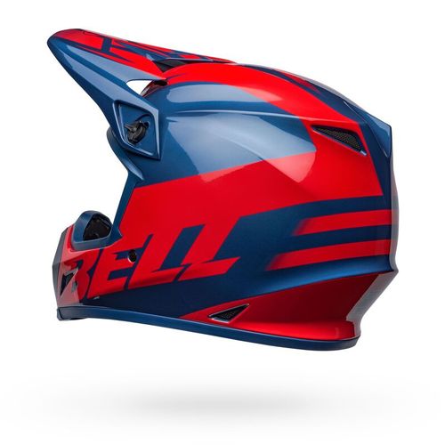 קסדה לאופנוע BELL MX-9 DISRUPT GLOSS TRUE BLUE RED 2022