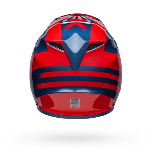 קסדה לאופנוע BELL MX-9 DISRUPT GLOSS TRUE BLUE RED 2022