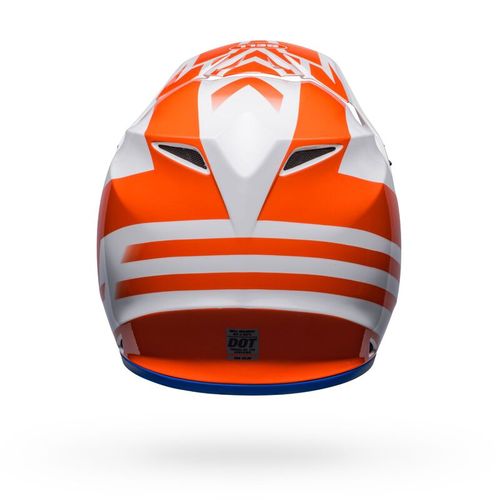 קסדה לאופנוע BELL MX-9 DISRUPT GLOSS WHITE ORANGE 2022