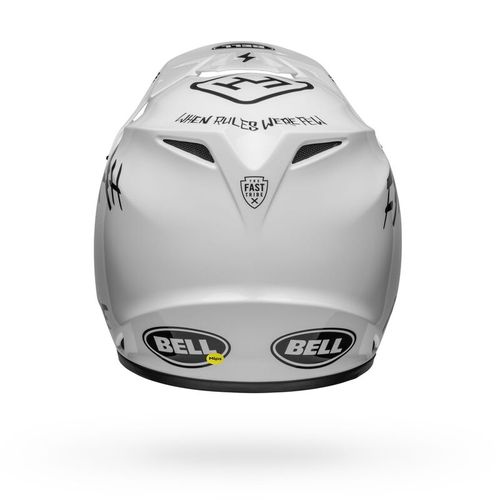 קסדה לאופנוע BELL MX-9 FASTHOUSE GLOSS WHITE BLACK 2022
