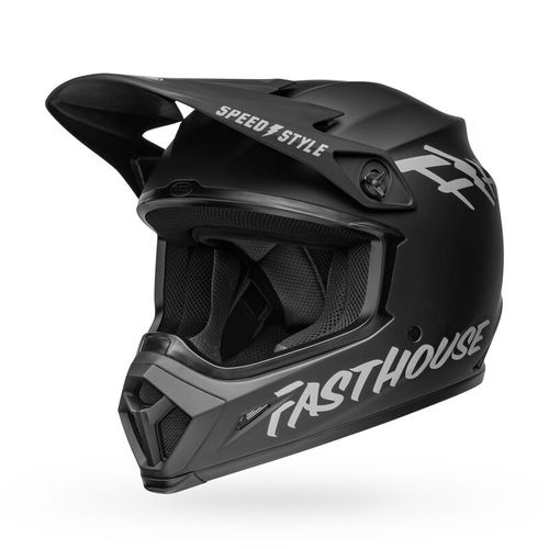 קסדה לאופנוע BELL MX-9 FASTHOUSE MATTE BLACK GRAY 2022