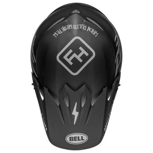 קסדה לאופנוע BELL MX-9 FASTHOUSE MATTE BLACK GRAY 2022