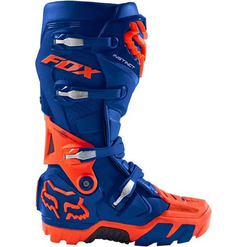 מגפי רכיבה לאופנוע FOX INSTINCT OFFROAD כחול כתום