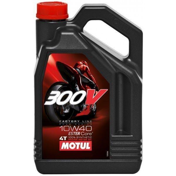 שמן מנוע מוטול למנועי 4 פעימות בנפח 4 ליטר – MOTUL 300V 4T 10W40