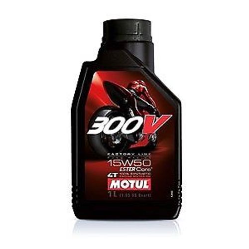 שמן מנוע מוטול למנועי 4 פעימות בנפח 1 ליטר – MOTUL 300V 4T 15W50