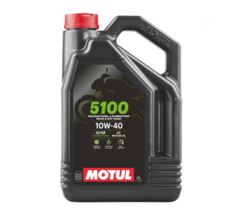 שמן מנוע מוטול למנועי 4 פעימות בנפח 4 ליטר – MOTUL 5100 4T 10W40