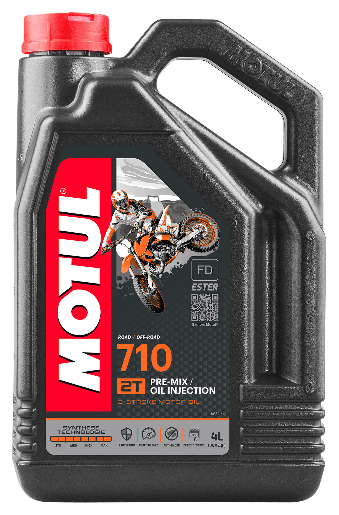 שמן מנוע מוטול למנועי 2 פעימות בנפח 4 ליטר – MOTUL 710 2T