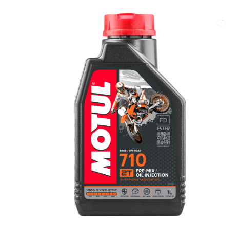 שמן מנוע מוטול למנועי 2 פעימות בנפח 1 ליטר – MOTUL 710 2T