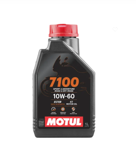 שמן מנוע מוטול למנועי 4 פעימות בנפח 1 ליטר – MOTUL 7100 4T 10W60