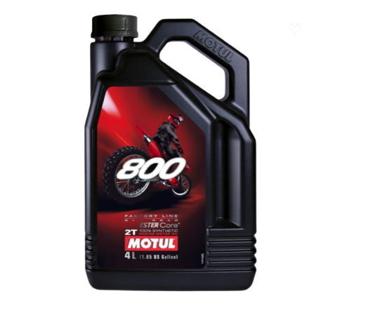 שמן מנוע מוטול למנועי 2 פעימות בנפח 4 ליטר – MOTUL 800 2T