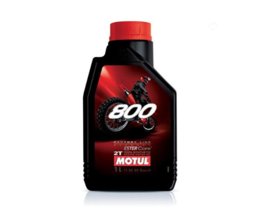 שמן מנוע מוטול למנועי 2 פעימות בנפח 1 ליטר – MOTUL 800 2T