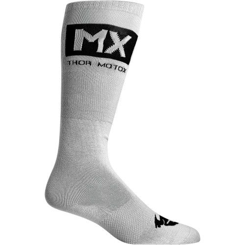 MX THOR Cool Socks - GrayBlack   גרבי רכיבה