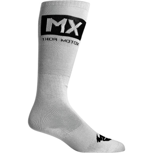 MX THOR Cool Socks - GrayBlack   גרבי רכיבה