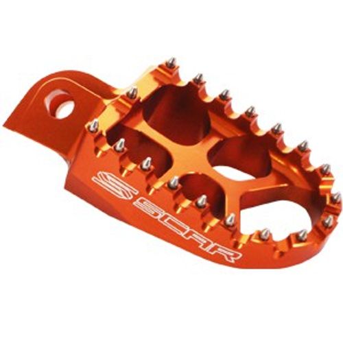 SCAR EVOLUTION FOOTPGES  רגליות רוכב סקאר לאופנועי קטמ/ הוסקוורנה 17-22
