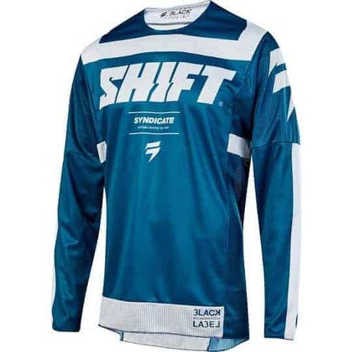 SHIFT BLACK LABEL SYNDICATE חולצה כחול לבן