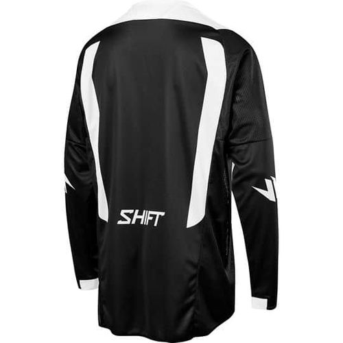 SHIFT BLACK LABEL חולצה לבן שחור ואדום
